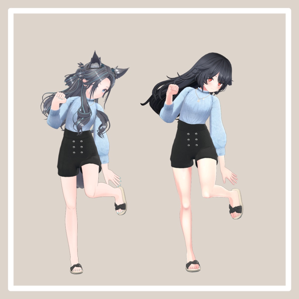 【26アバター対応】大人ブラウスセット