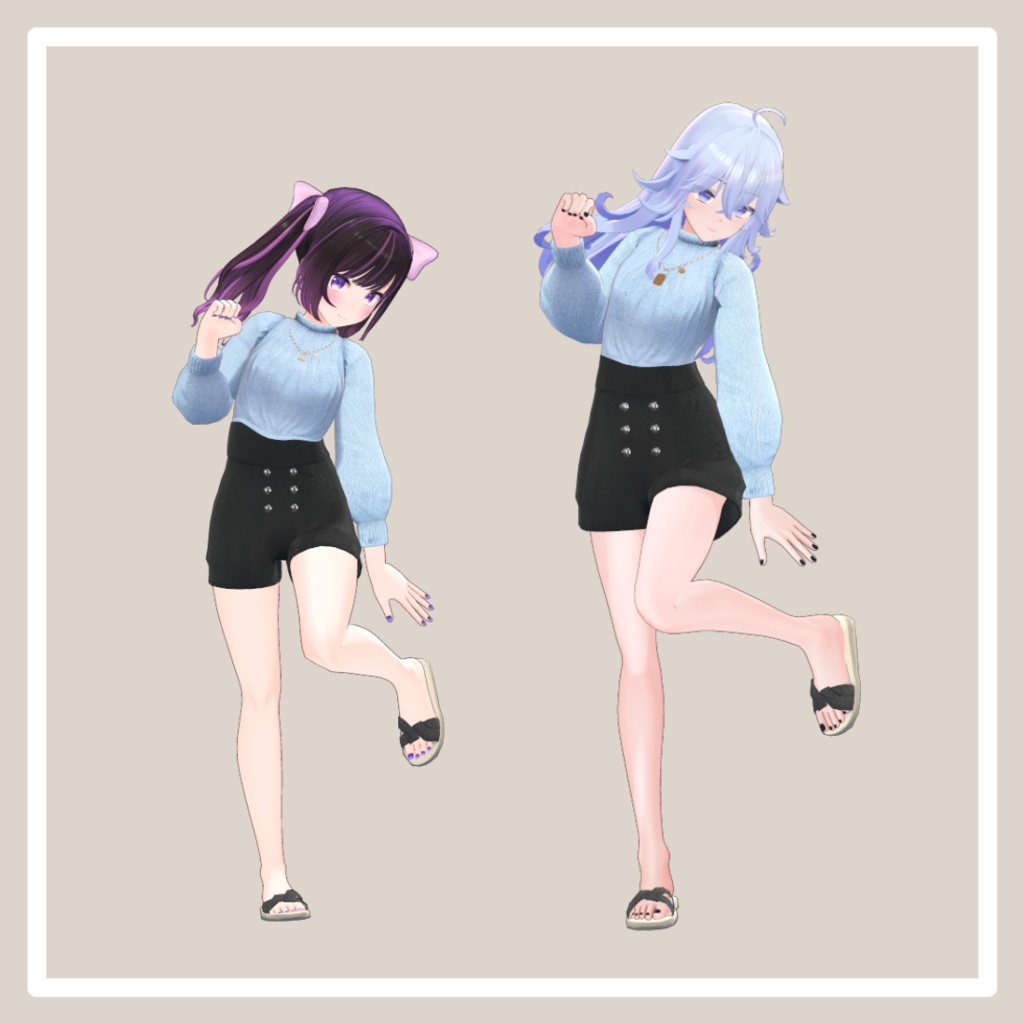 【26アバター対応】大人ブラウスセット