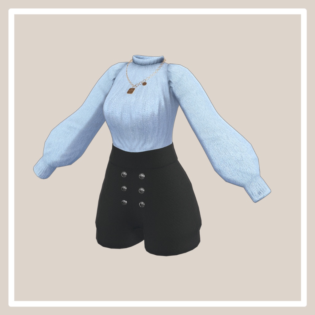 【26アバター対応】大人ブラウスセット