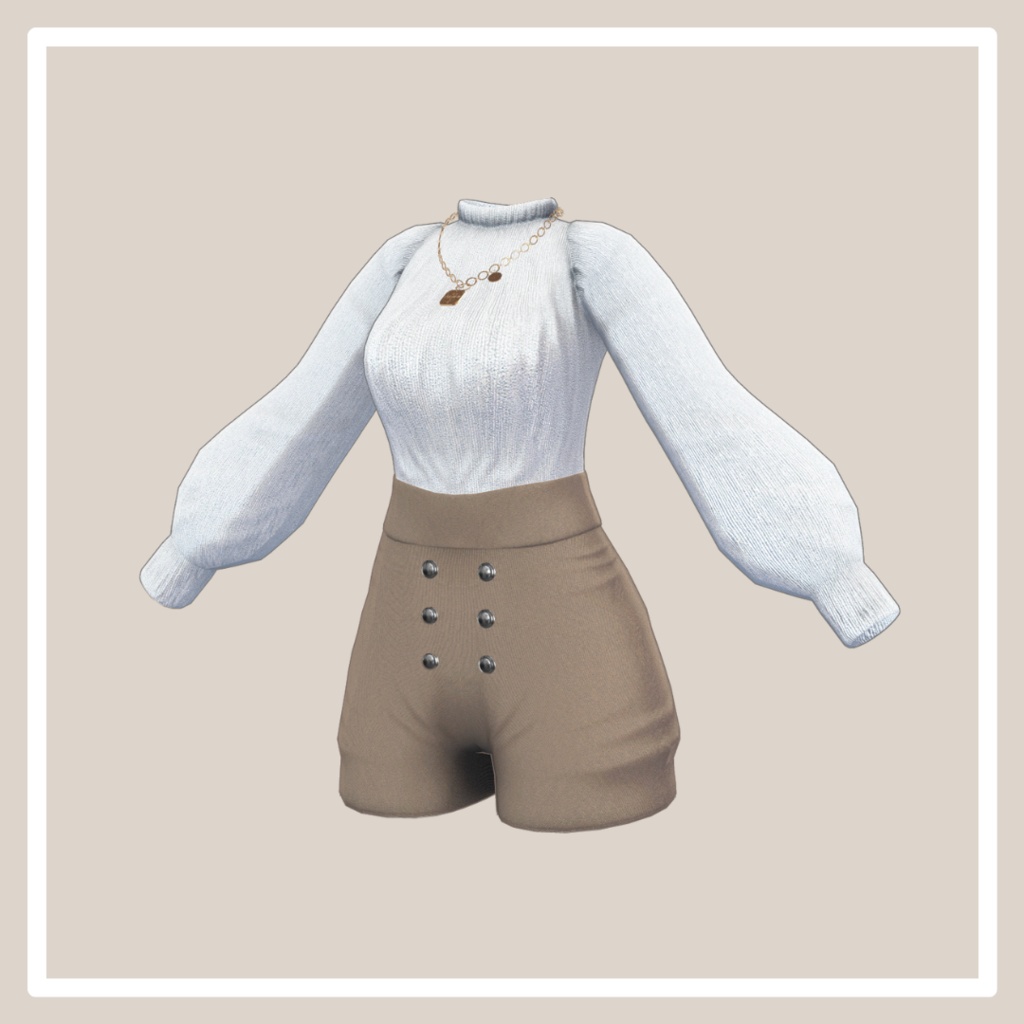 【26アバター対応】大人ブラウスセット