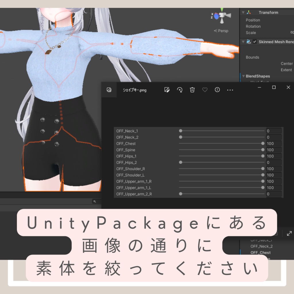 【26アバター対応】大人ブラウスセット