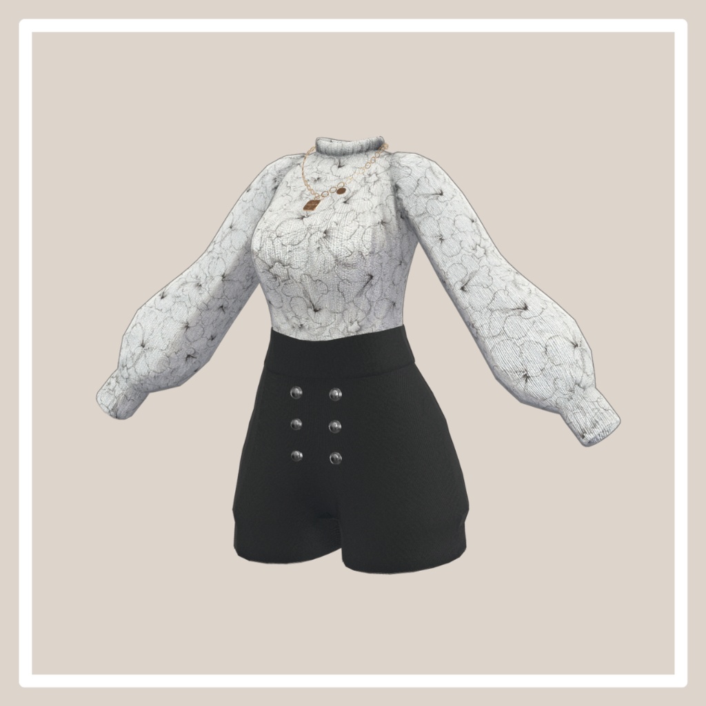 【26アバター対応】大人ブラウスセット