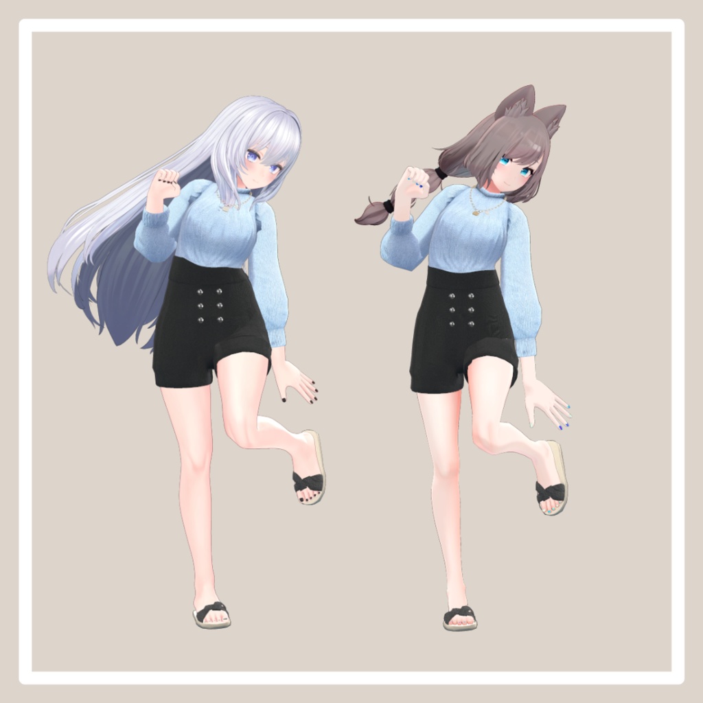 【26アバター対応】大人ブラウスセット