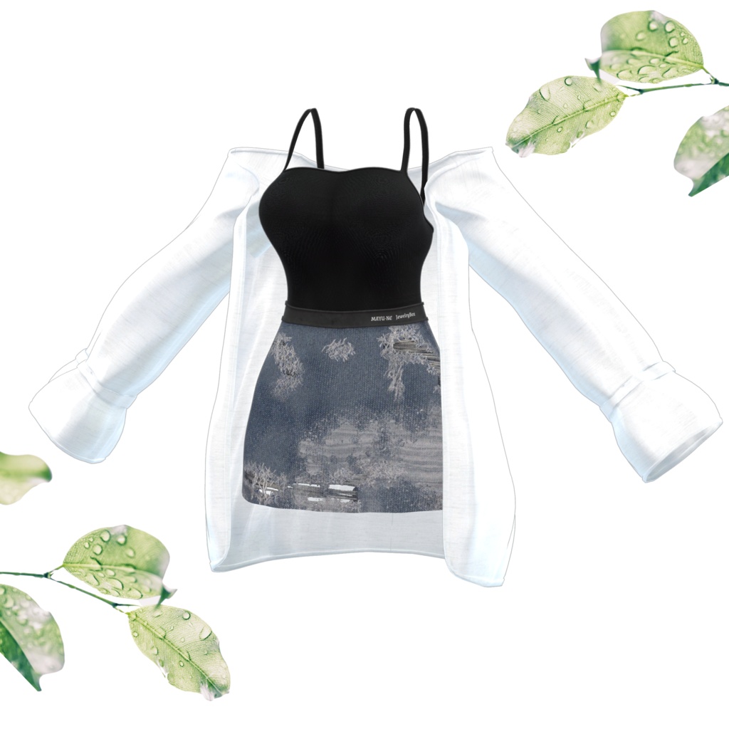 【27アバター対応】ルーズシャツセットREMAKE