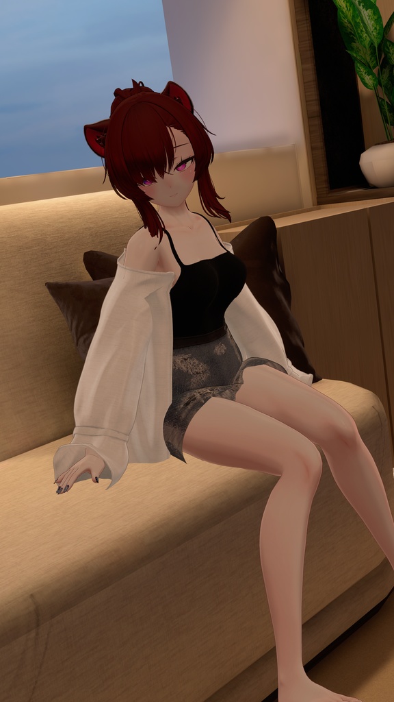 【27アバター対応】ルーズシャツセットREMAKE