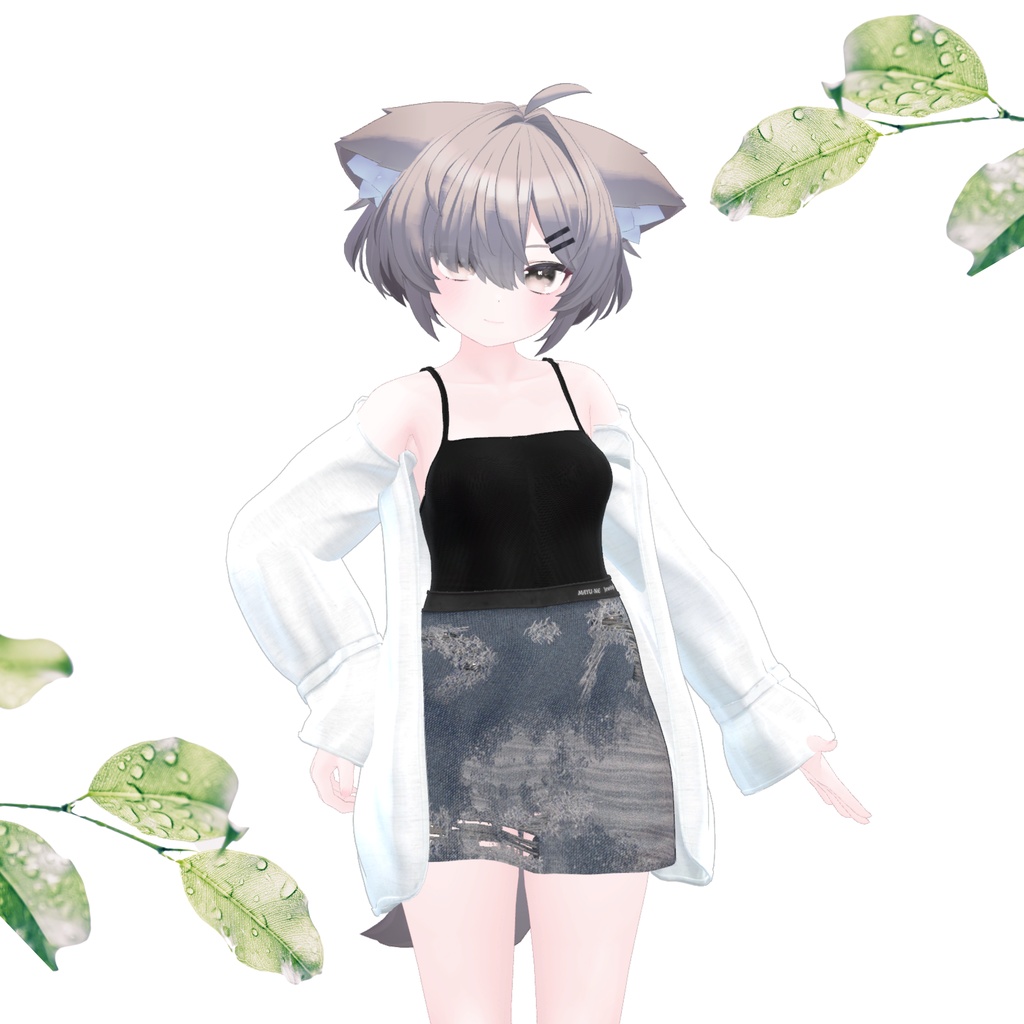 【27アバター対応】ルーズシャツセットREMAKE