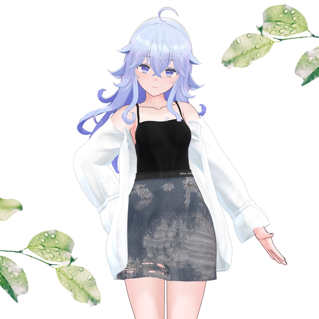 【27アバター対応】ルーズシャツセットREMAKE