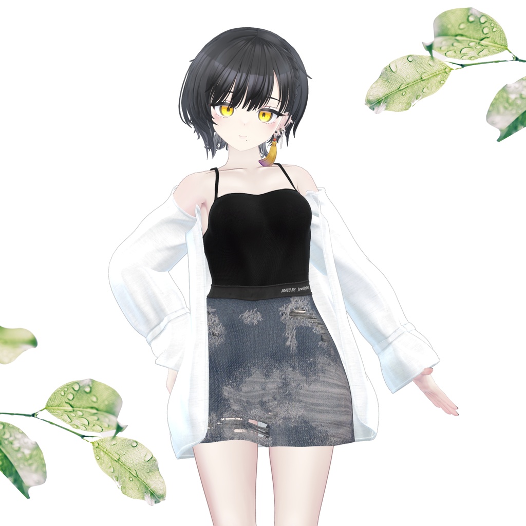 【27アバター対応】ルーズシャツセットREMAKE