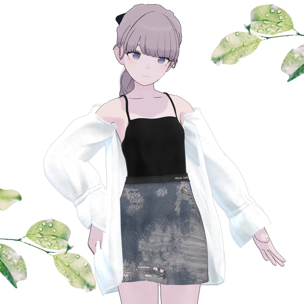 【27アバター対応】ルーズシャツセットREMAKE