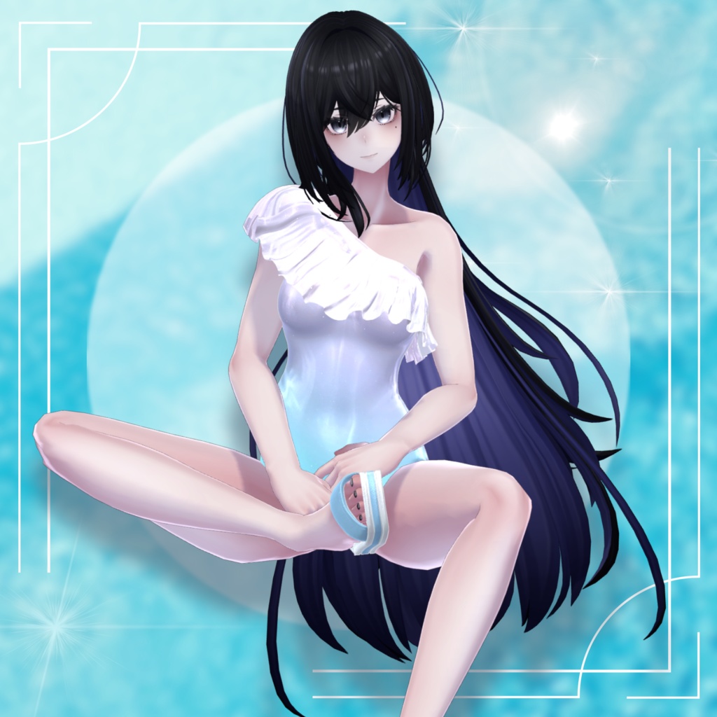 【6アバター対応】モノキニ水着 MA対応