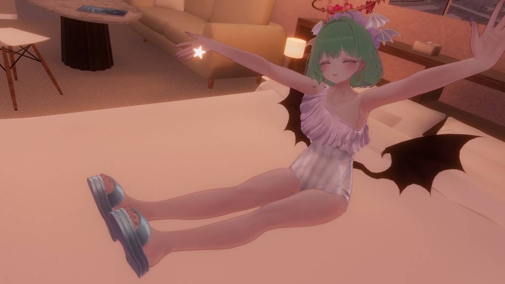 【6アバター対応】モノキニ水着 MA対応