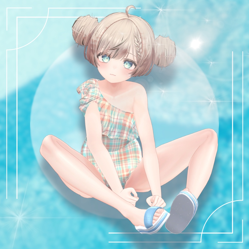 【6アバター対応】モノキニ水着 MA対応