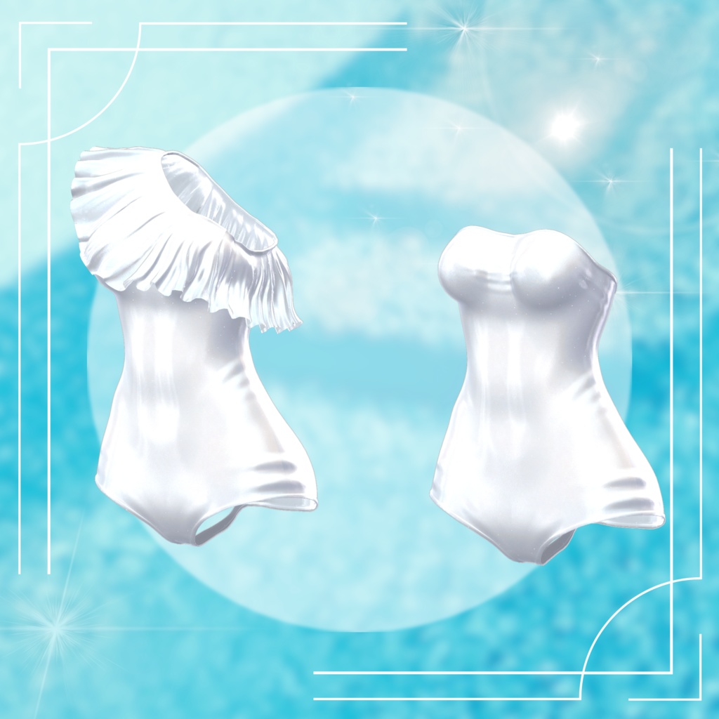 【6アバター対応】モノキニ水着 MA対応