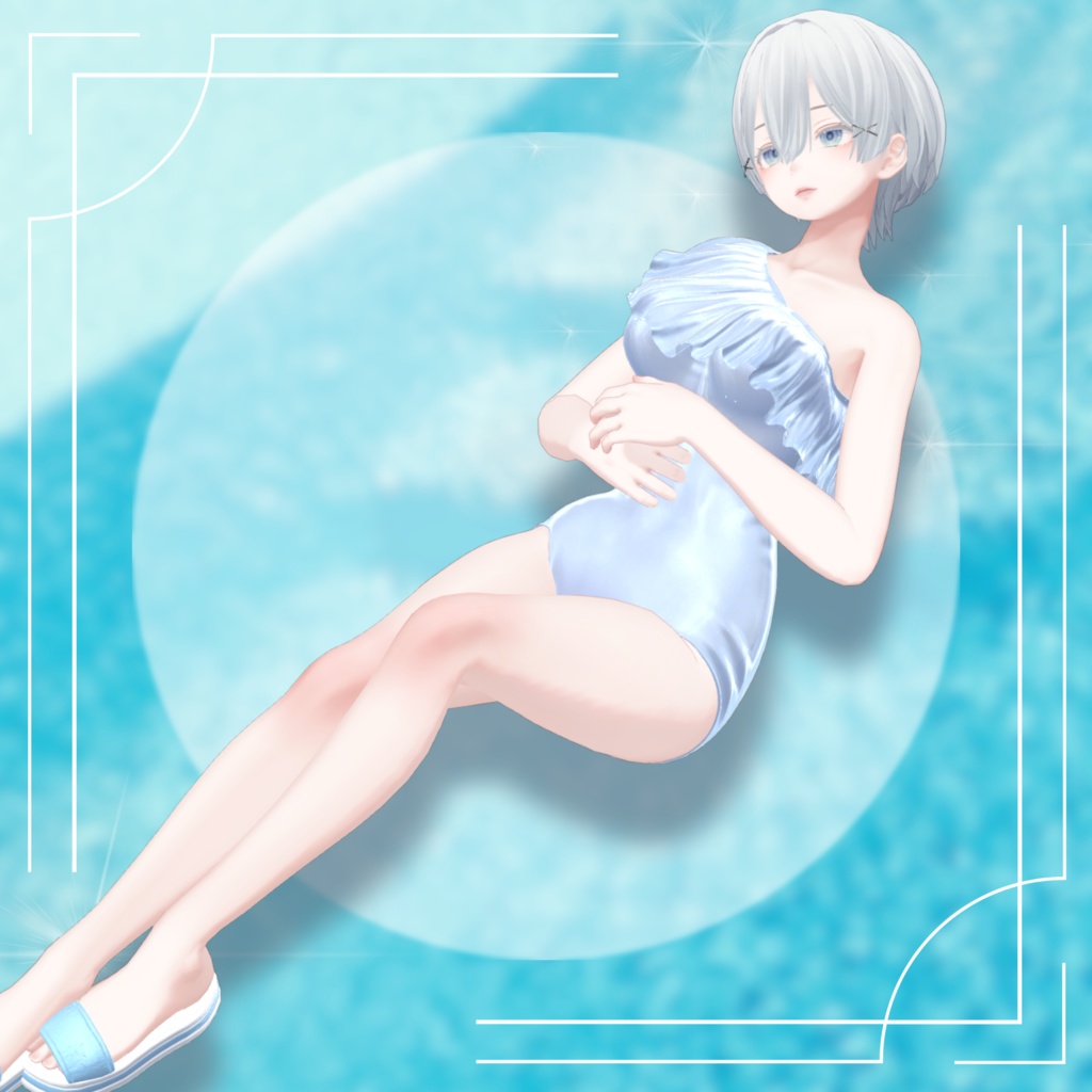 【6アバター対応】モノキニ水着 MA対応