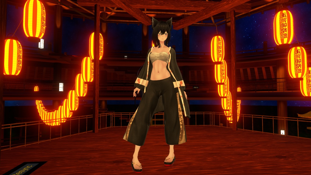 【6アバター対応】モダン羽織り MA対応