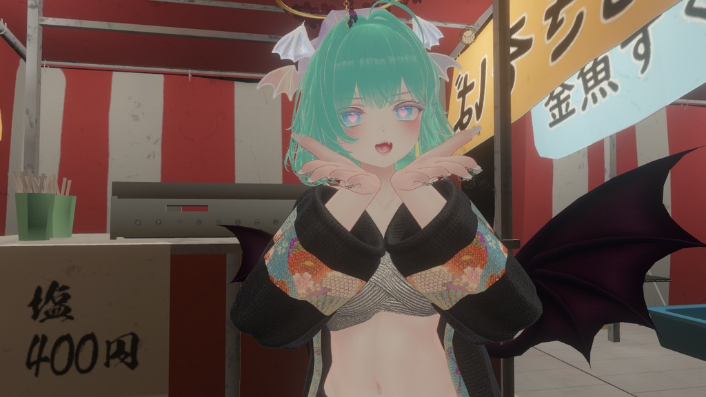 【6アバター対応】モダン羽織り MA対応