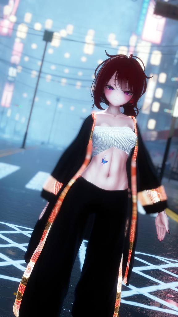 【6アバター対応】モダン羽織り MA対応