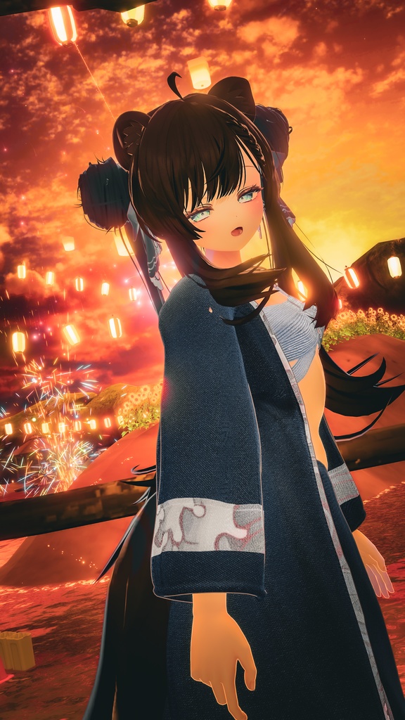 【6アバター対応】モダン羽織り MA対応