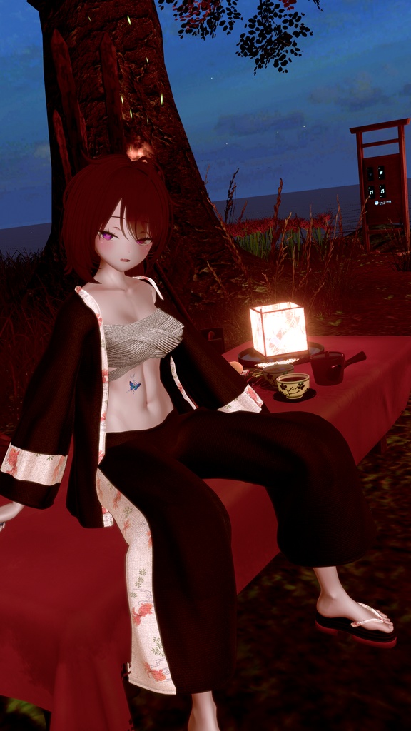 【6アバター対応】モダン羽織り MA対応