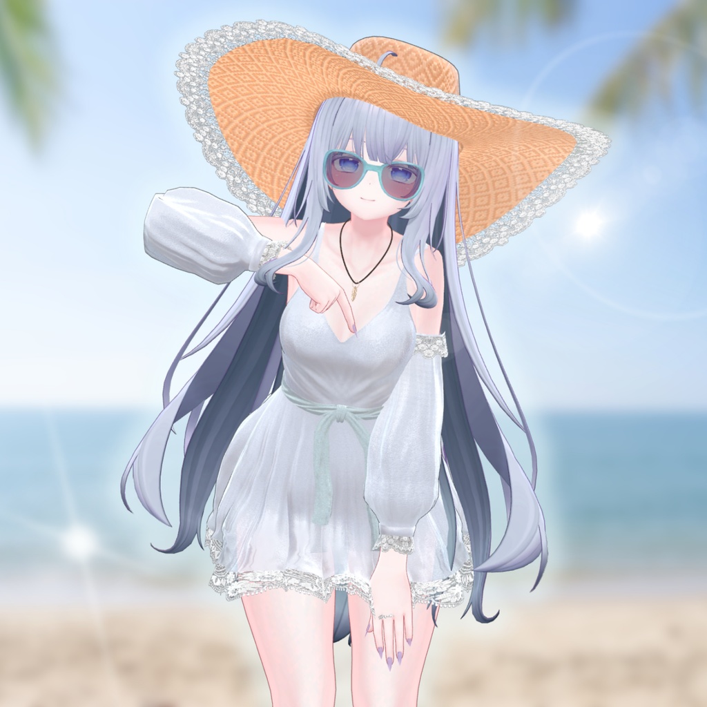 【10アバター対応】ボヘミアンサマードレス MA対応