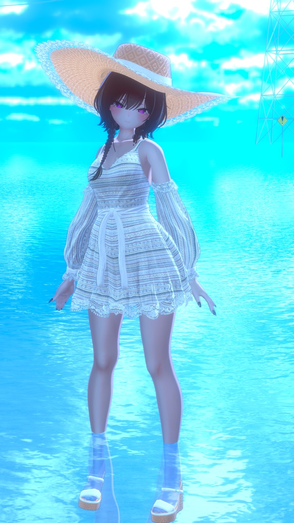 【10アバター対応】ボヘミアンサマードレス MA対応