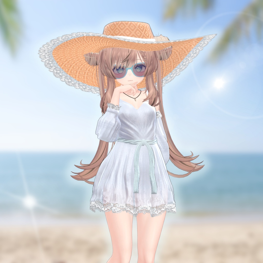 【10アバター対応】ボヘミアンサマードレス MA対応