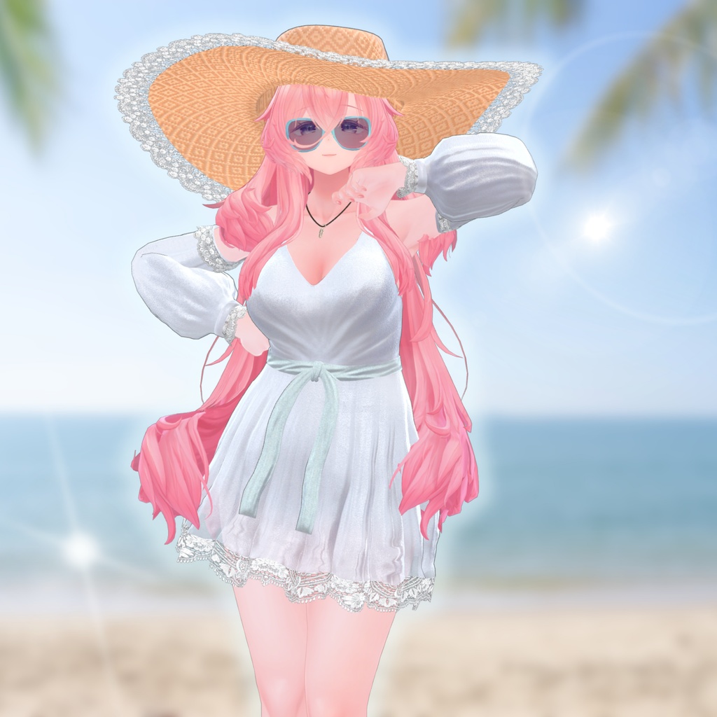 【10アバター対応】ボヘミアンサマードレス MA対応