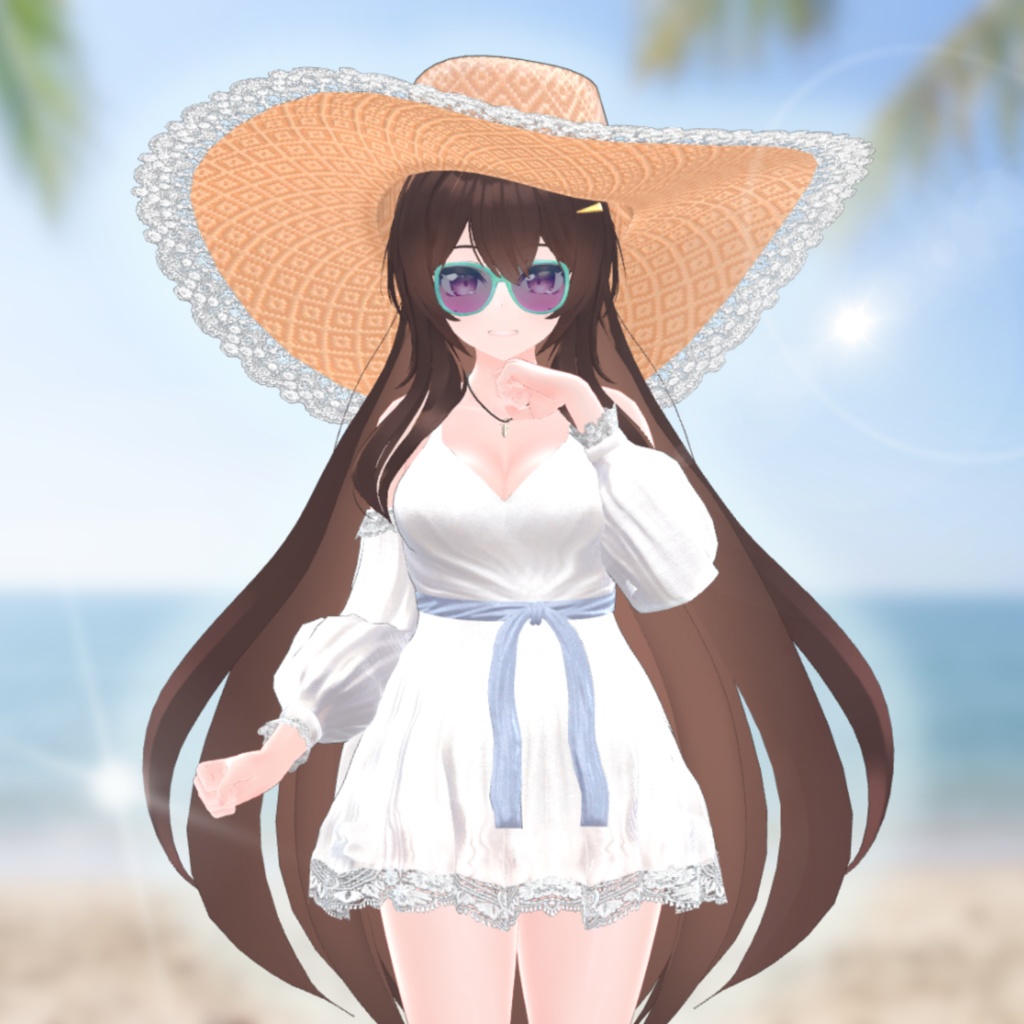 【10アバター対応】ボヘミアンサマードレス MA対応