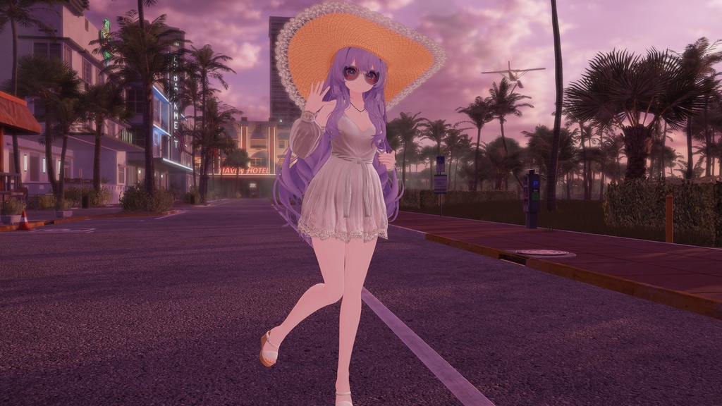 【10アバター対応】ボヘミアンサマードレス MA対応