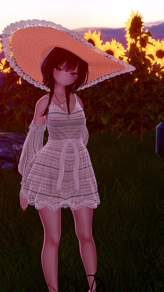 【10アバター対応】ボヘミアンサマードレス MA対応