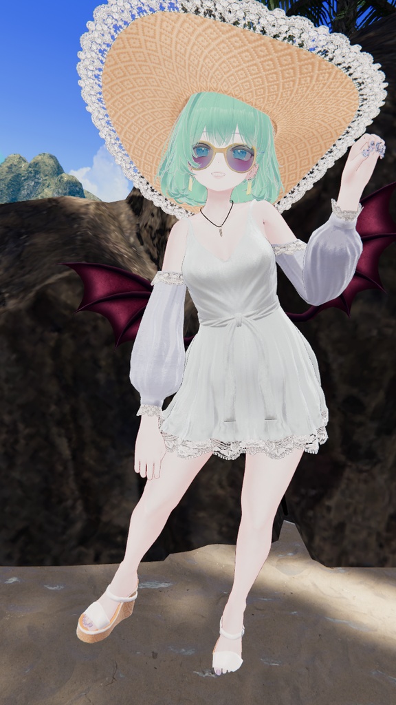 【10アバター対応】ボヘミアンサマードレス MA対応