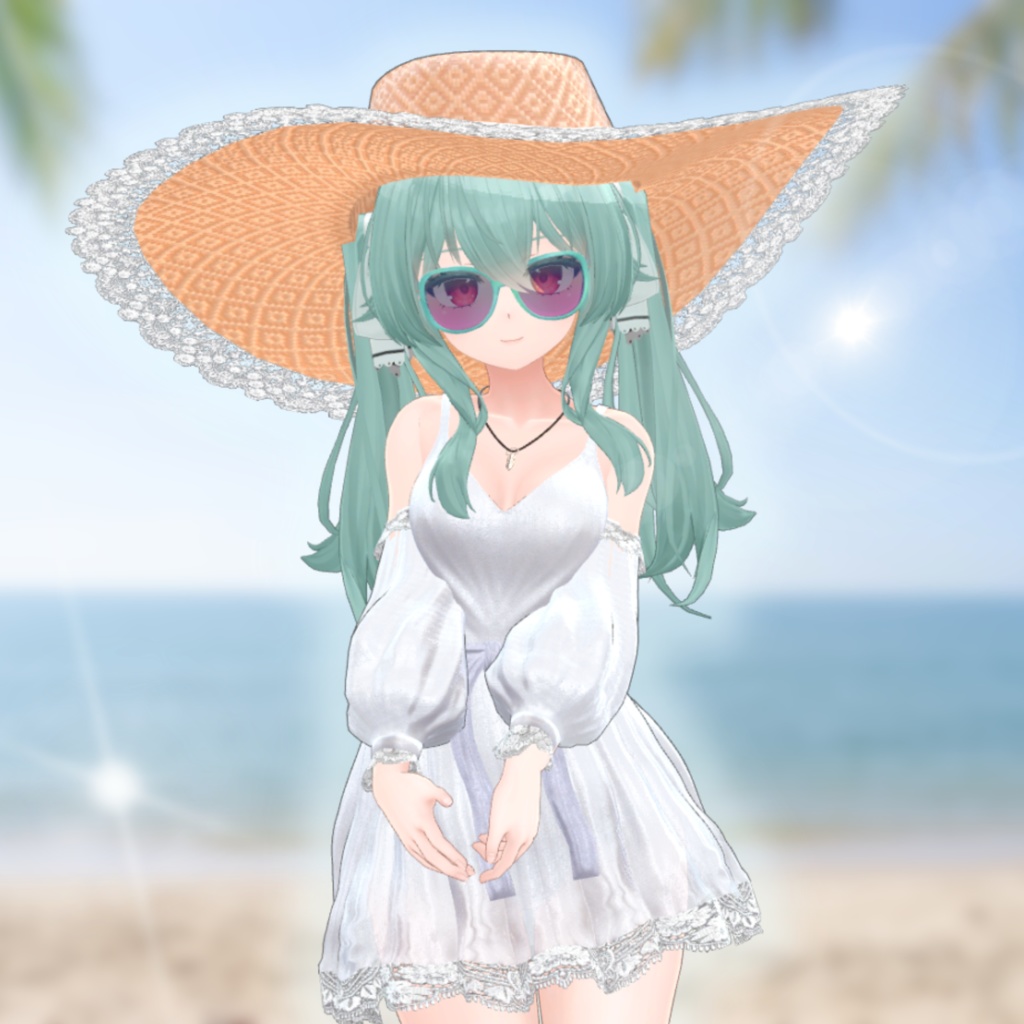 【10アバター対応】ボヘミアンサマードレス MA対応