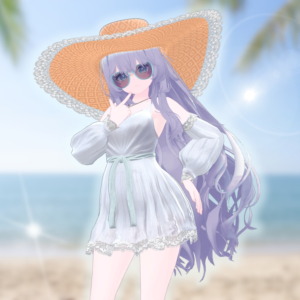 【10アバター対応】ボヘミアンサマードレス MA対応