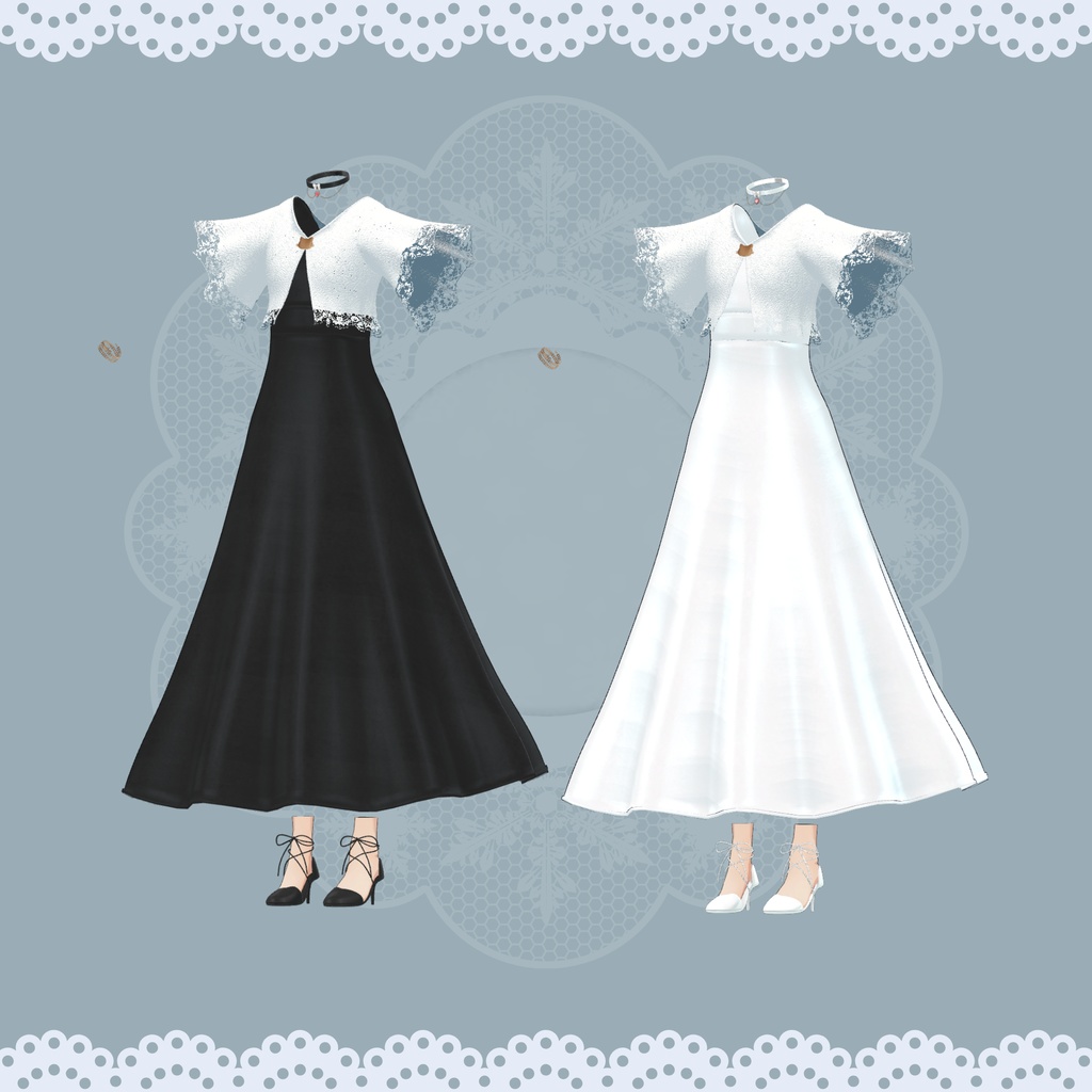 【YMファンメイド】イブニングドレス for Undone Kittens(womanS) MA対応