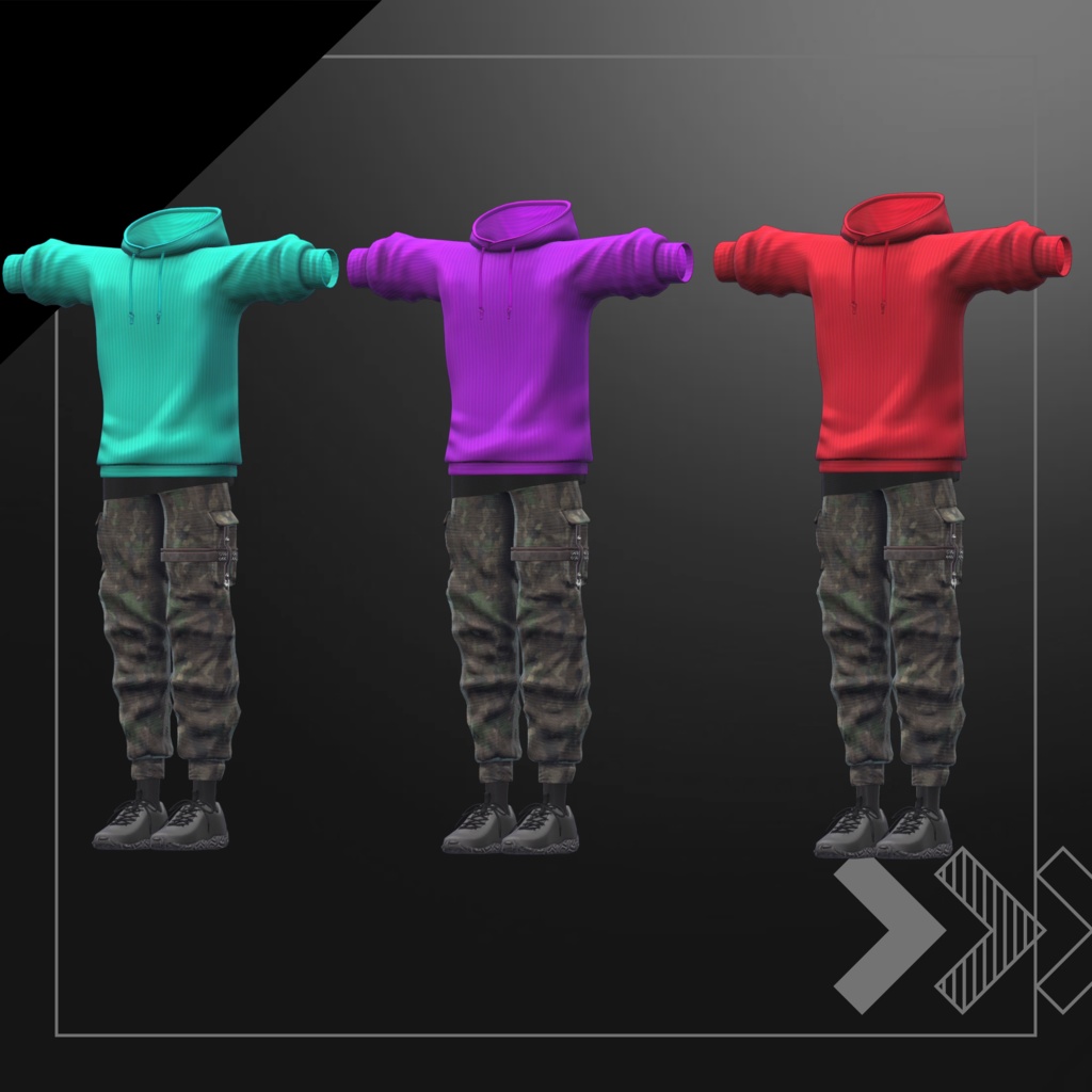 【16アバター対応】カジュアルスタイル MA対応