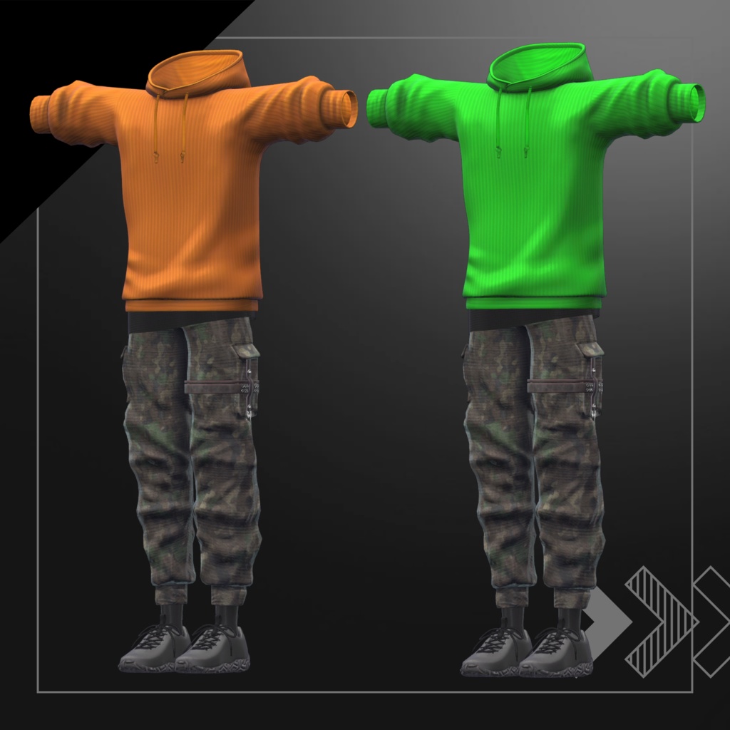 【16アバター対応】カジュアルスタイル MA対応