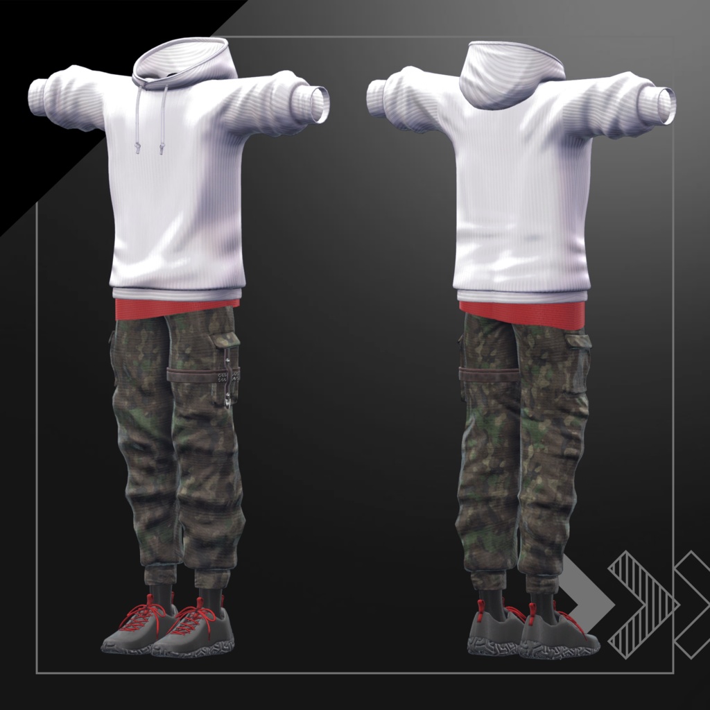 【16アバター対応】カジュアルスタイル MA対応