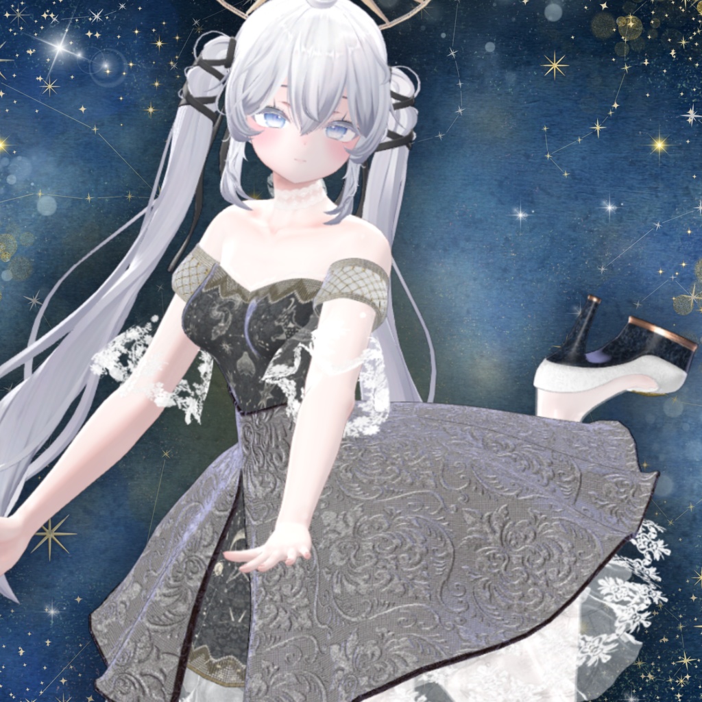 【13アバター対応】スターリーナイト・エレガンスドレス