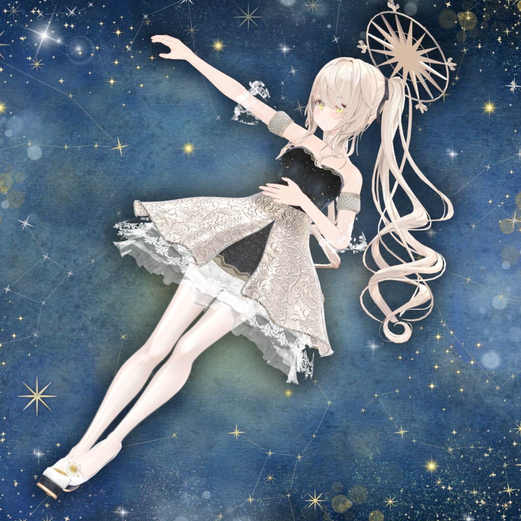 【13アバター対応】スターリーナイト・エレガンスドレス