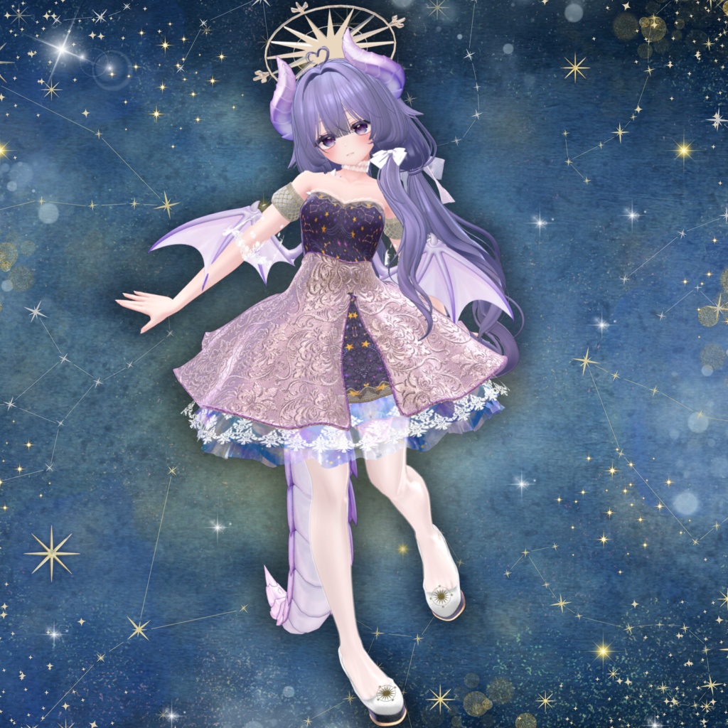 【13アバター対応】スターリーナイト・エレガンスドレス