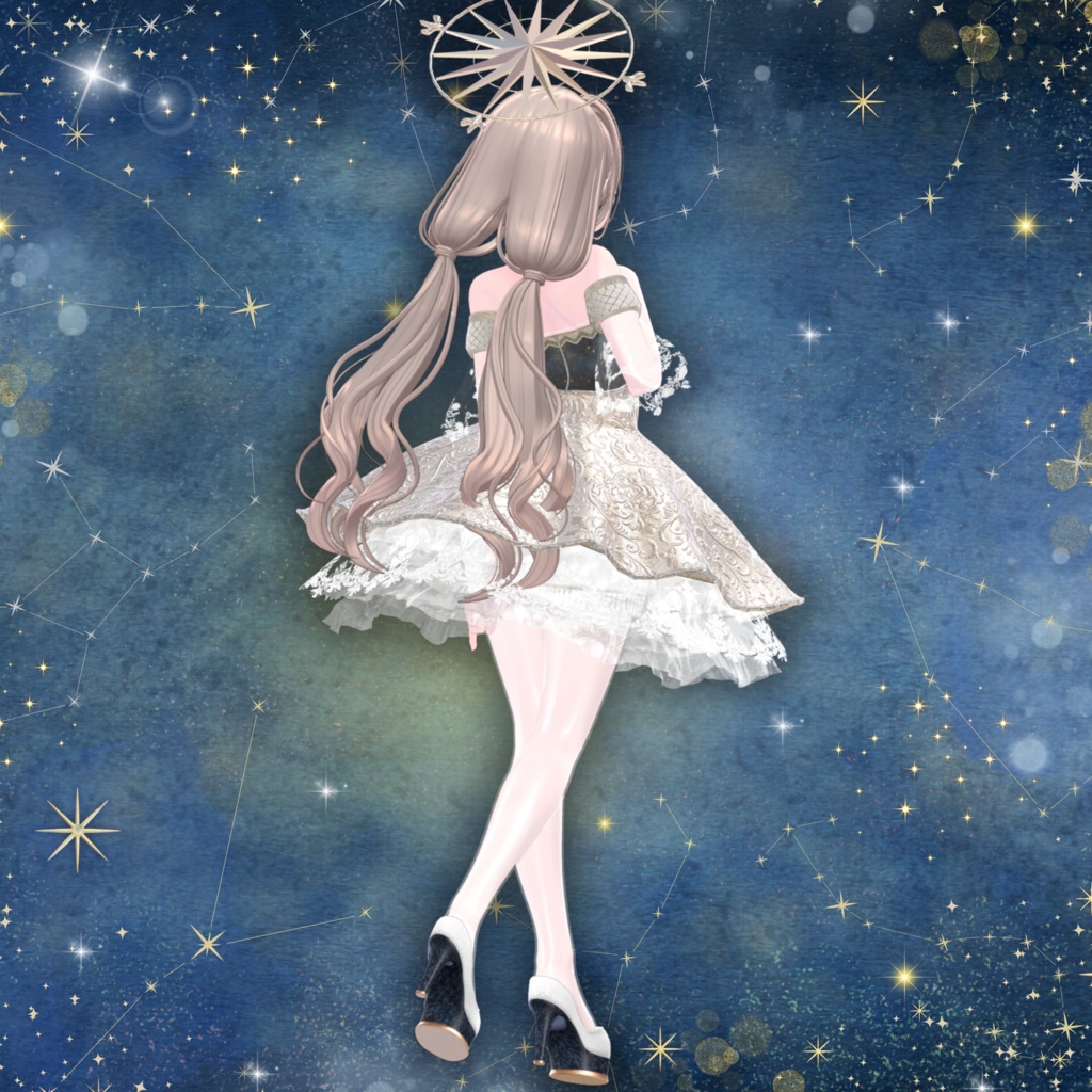 【13アバター対応】スターリーナイト・エレガンスドレス