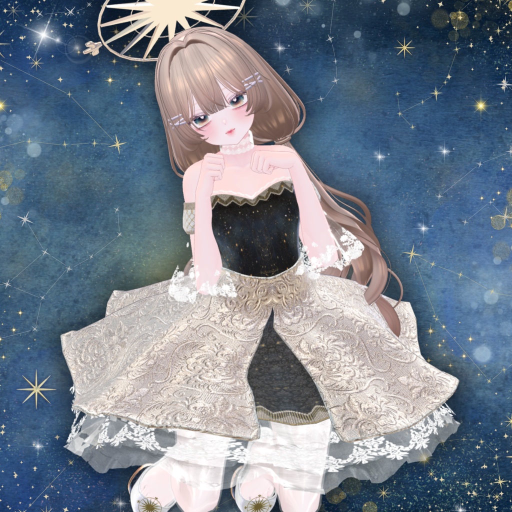 【13アバター対応】スターリーナイト・エレガンスドレス