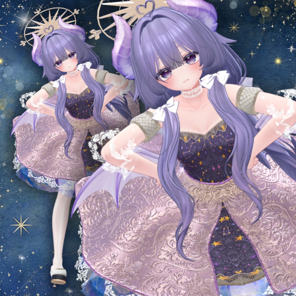 【13アバター対応】スターリーナイト・エレガンスドレス