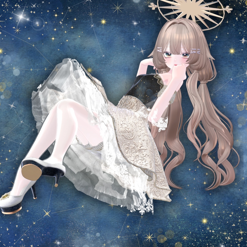 【13アバター対応】スターリーナイト・エレガンスドレス