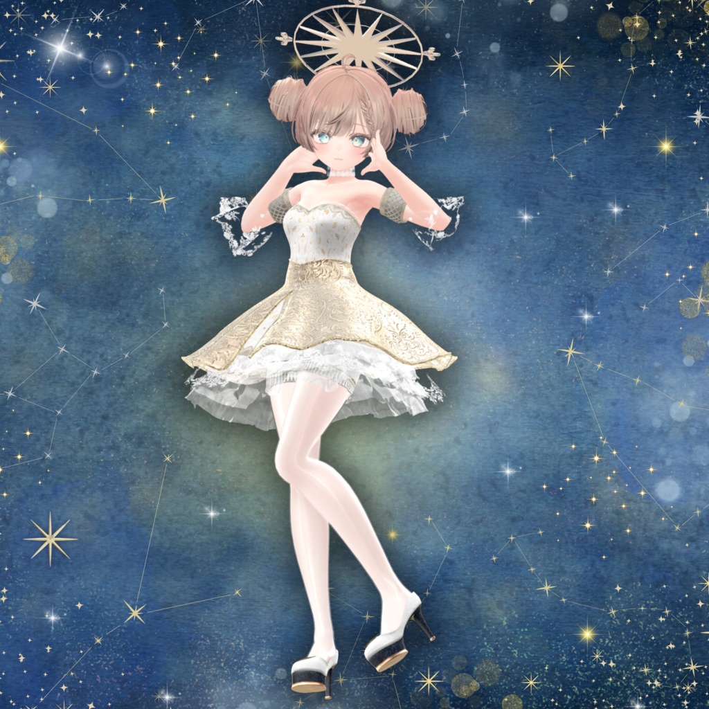 【13アバター対応】スターリーナイト・エレガンスドレス