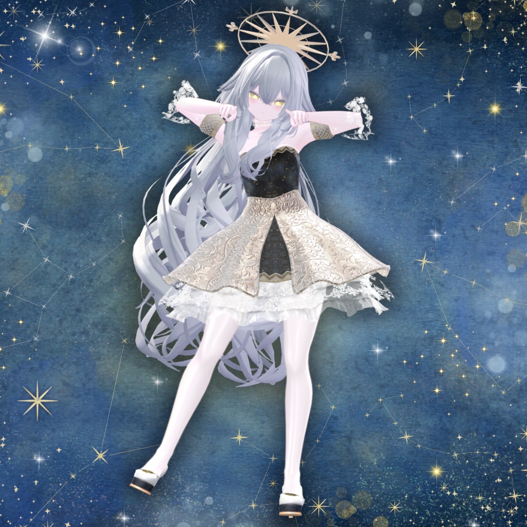 【13アバター対応】スターリーナイト・エレガンスドレス