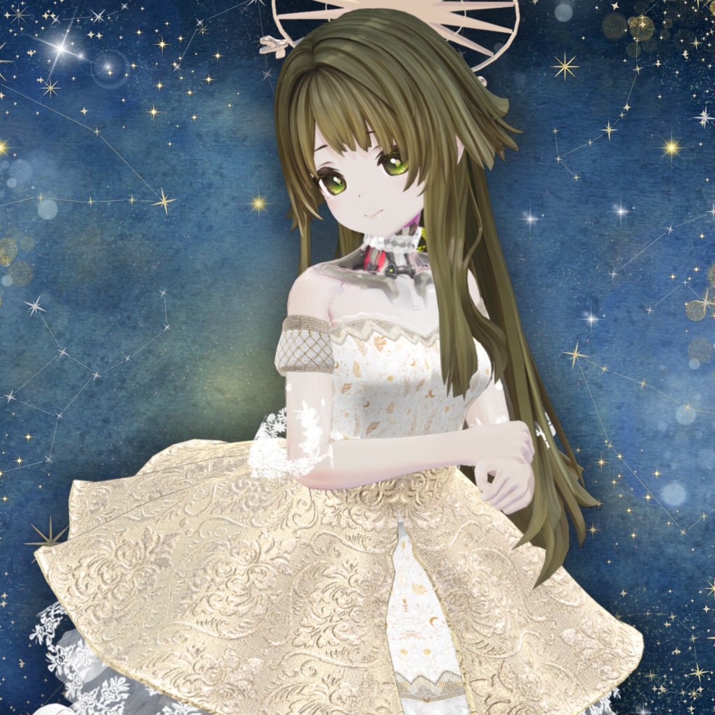 【13アバター対応】スターリーナイト・エレガンスドレス