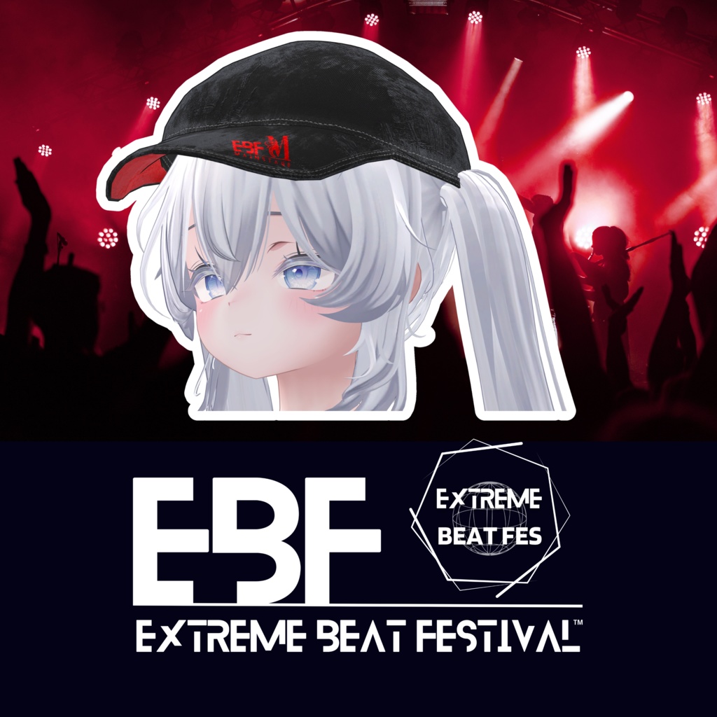 【無料 FREE】Extreme Beat Festival コラボグッズ 「ロゴキャップ」