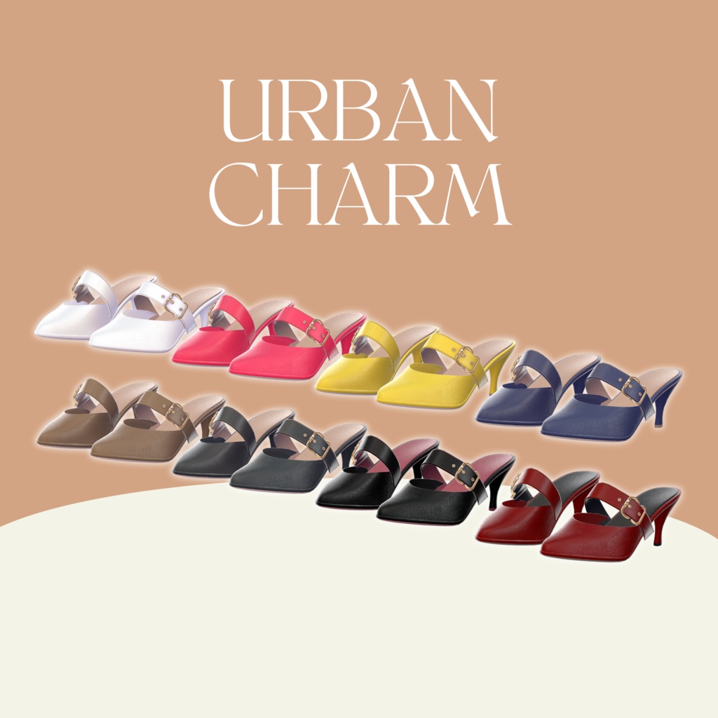 【VRChat 3D装飾品】Urban Charm [ハイヒール・靴] 缩略图 2