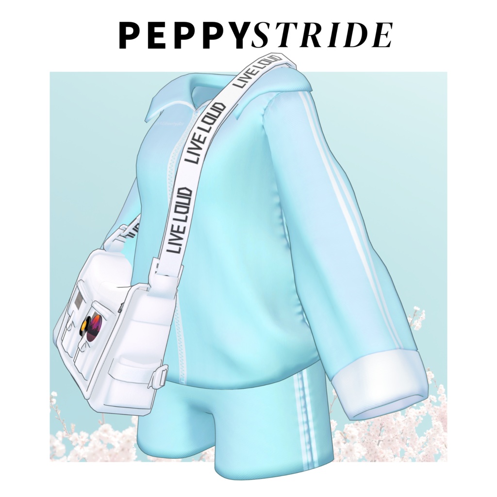 【VRChat 3D衣装】ペピーストライド しなの用